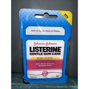 Listerine Gentle Gum Care Cinnamon Mint Dental Floss 50 yards Johnson & Johnson